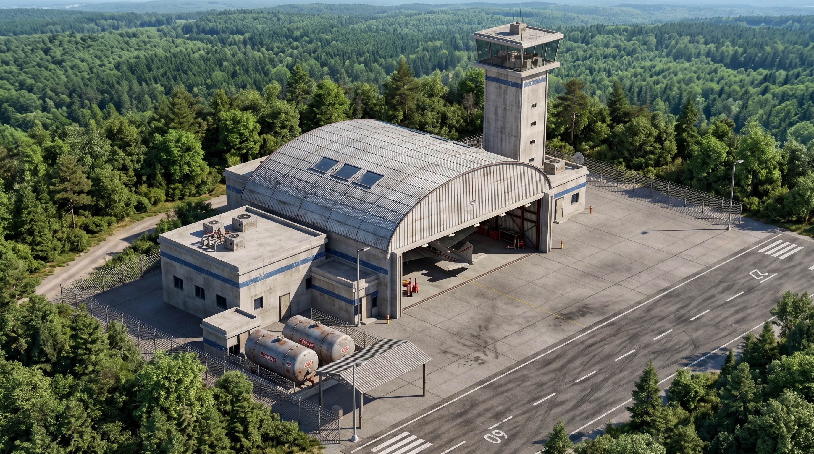 Desert Airbase — ангар і злітно-посадкова смуга